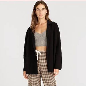 J.Crew Eloise Sweater-Blazer Cardigan in Black Size Extra Small (XS)